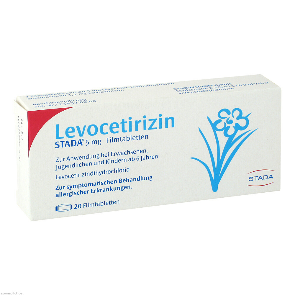 LEVOCETIRIZIN STADA 5MG 20St (STADA CONSUMER HEALTH)