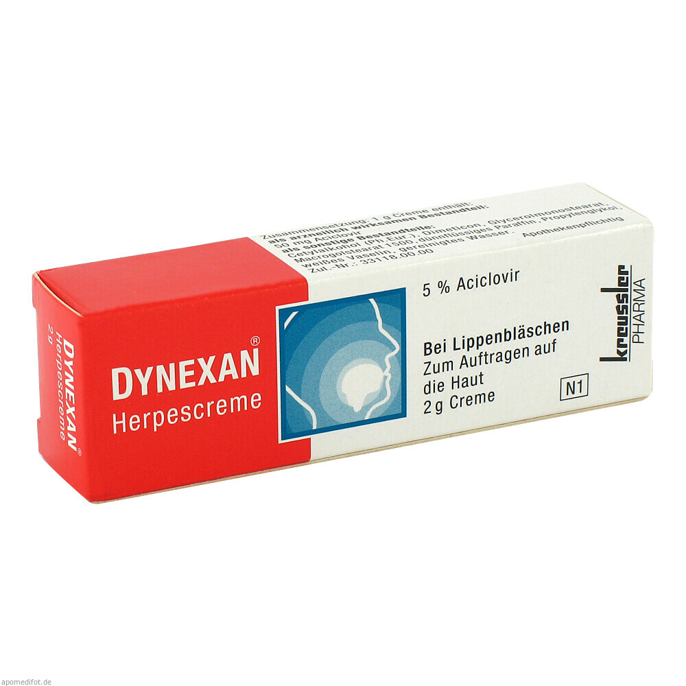 DYNEXAN HERPESCREME 2g (KREUSSLER)