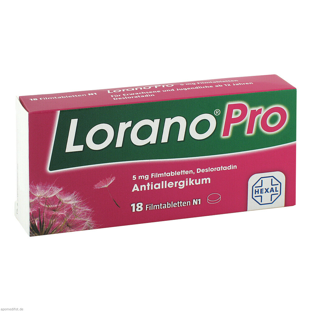 LORANOPRO 5MG FILMTABL 18St (HEXAL)