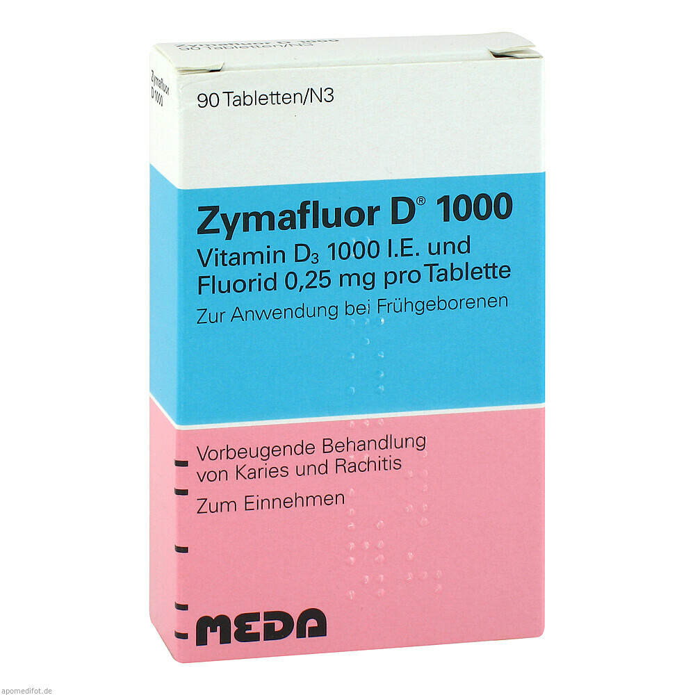 ZYMAFLUOR D 1000 90St (VIATRIS HEALTHCARE)