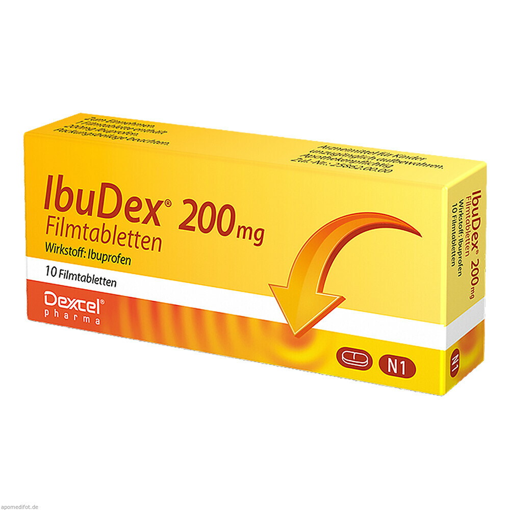 IBUDEX 200MG 10St (DEXCEL)