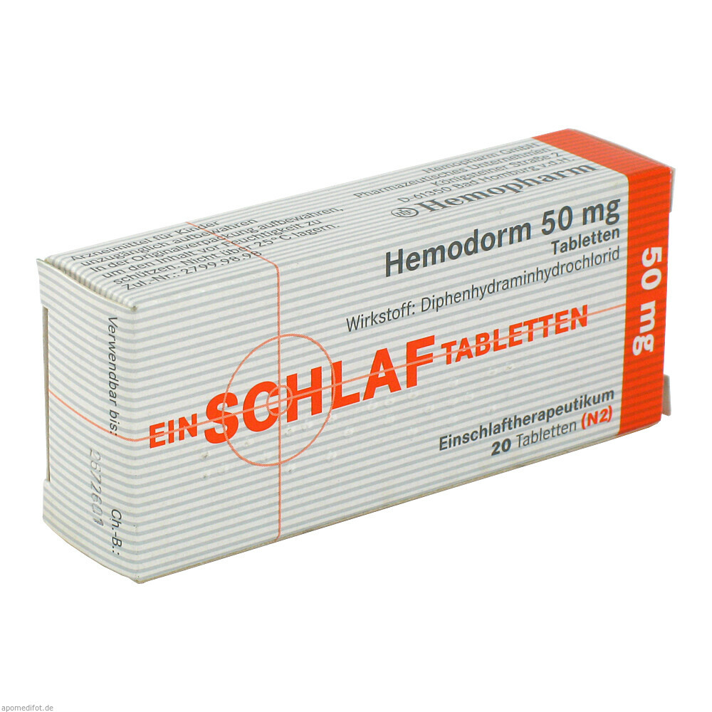 HEMODORM 50MG EINSCHLAFTAB 20St (HEMOPHARM)