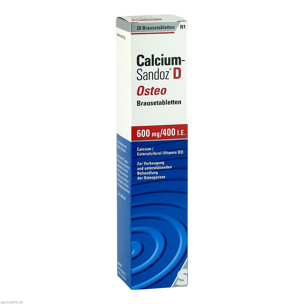 CALCIUM SANDOZ D OSTEO BRA 20St (HEXAL)