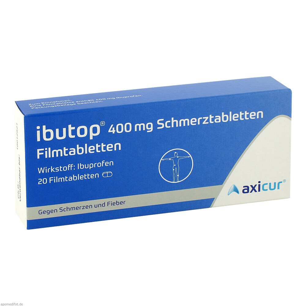 IBUTOP 400MG SCHMERZTAB 20St (AXICORP PHARMA GB AXIC)