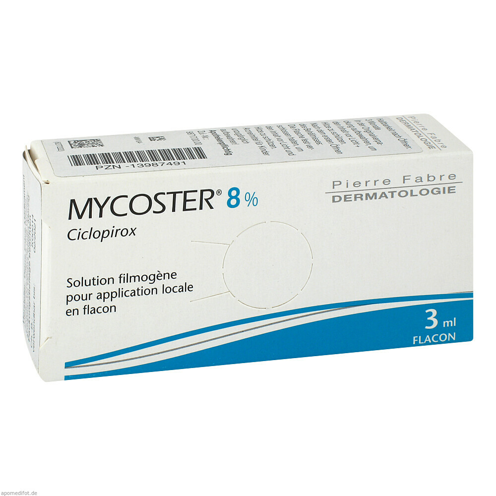 MYCOSTER 80MG/G WIR NAGELL 3ml (KOHLPHARMA)