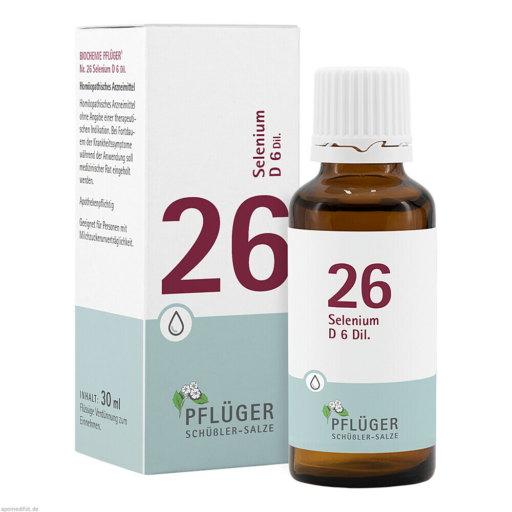 BIOCHEMIE 26 SELENIUM D 6 30ml (PFLUEGER)