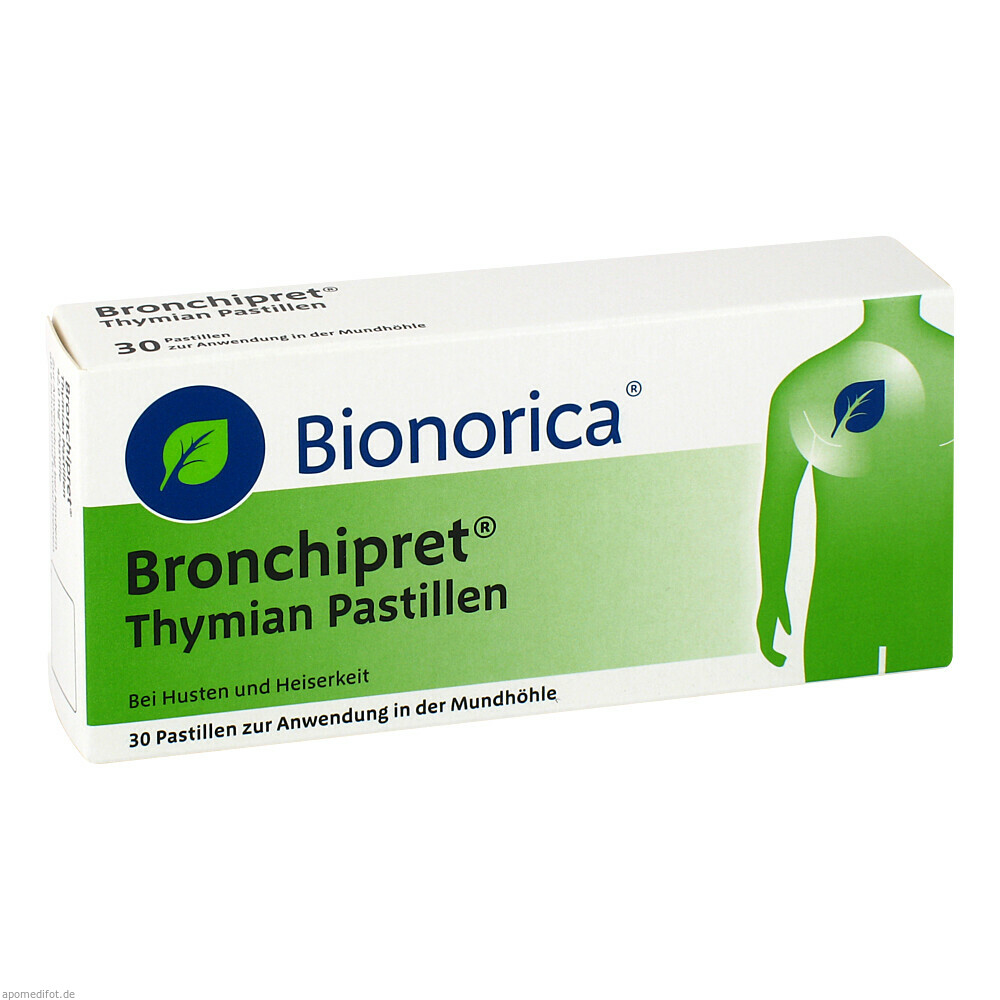 BRONCHIPRET THYMIAN PASTIL 30St (BIONORICA)