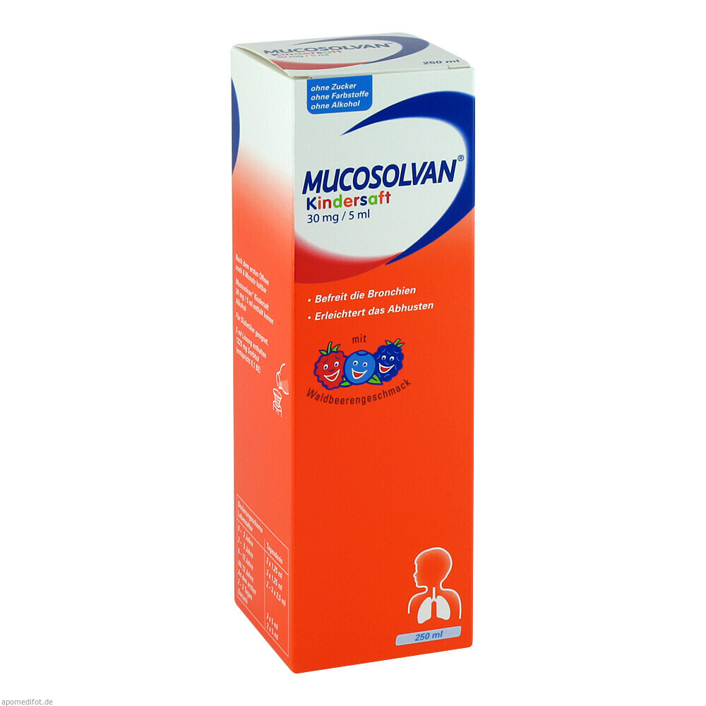 MUCOSOLVAN KINDER 30MG/5ML 250ml (A. NATTERMANN & CIE)