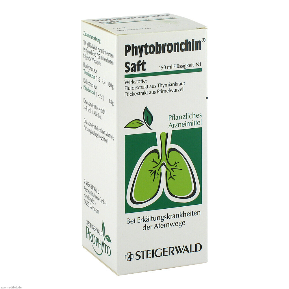 PHYTOBRONCHIN SAFT 150ml (BAYER SELBSTMED)