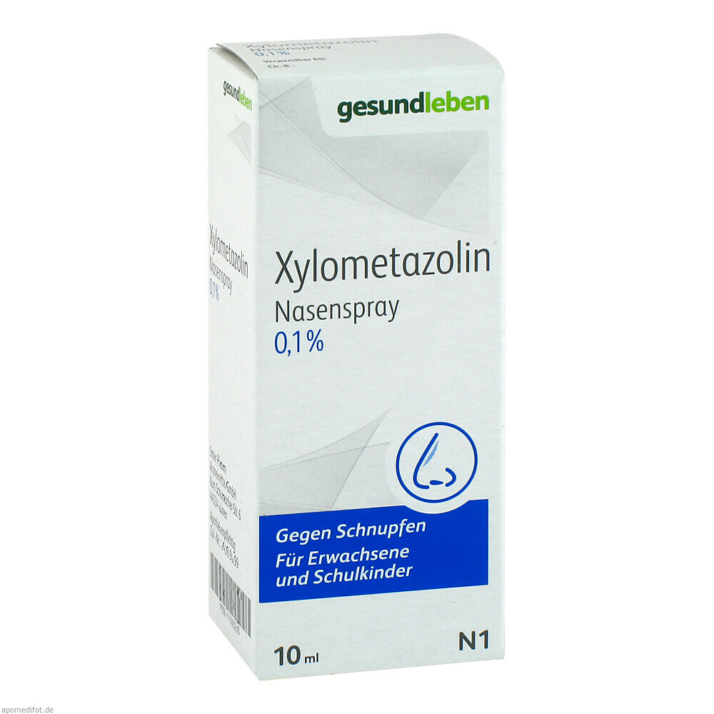 XYLOMETAZOLIN NASENSP 0.1% 10ml (ALLIANCE HEALTHCARE)