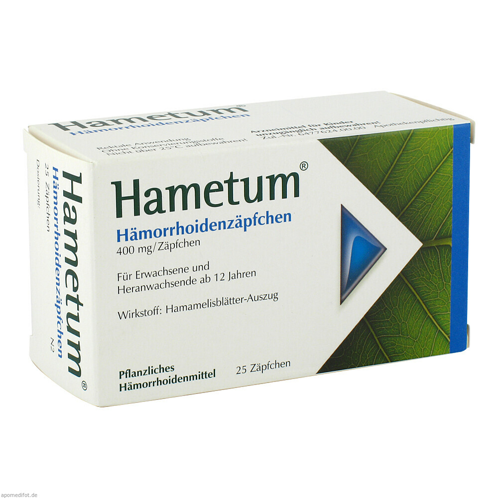 HAMETUM HAEMORRHOIDEN 25St (SCHWABE)