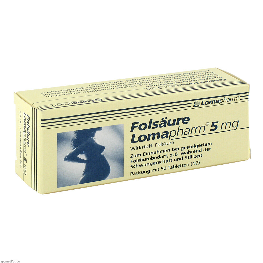 FOLSAEURE LOMAPHARM 5MG 50St (LOMAPHARM)