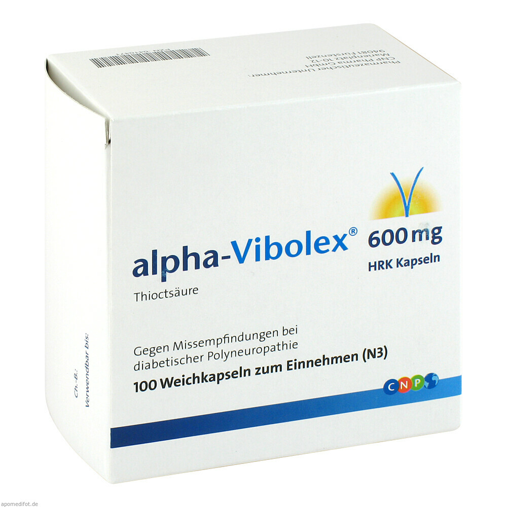 ALPHA-VIBOLEX 600MG HRK 100St (CNP PHARMA)