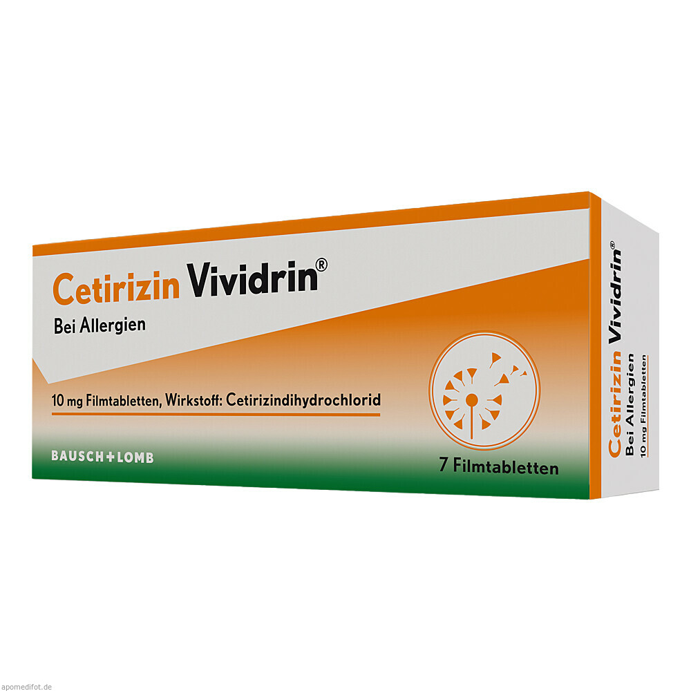 CETIRIZIN VIVIDRIN 10MG 7St (DR GERHARD MANN)