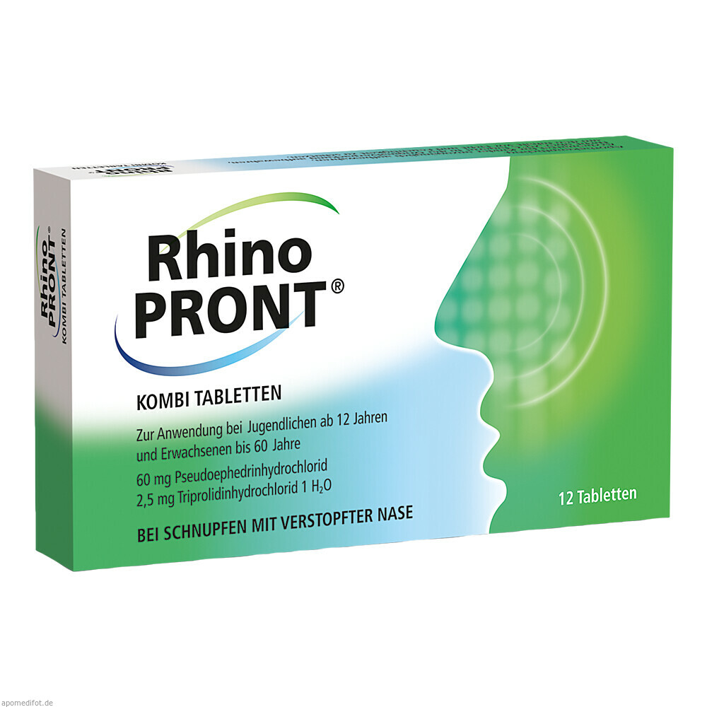 RHINOPRONT KOMBI TABLETTEN 12St (RECORDATI PHARMA)