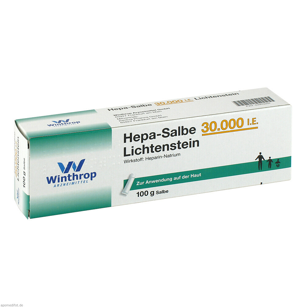 HEPA SALBE 30000IE LICHTEN 100g (ZENTIVA PHARMA)