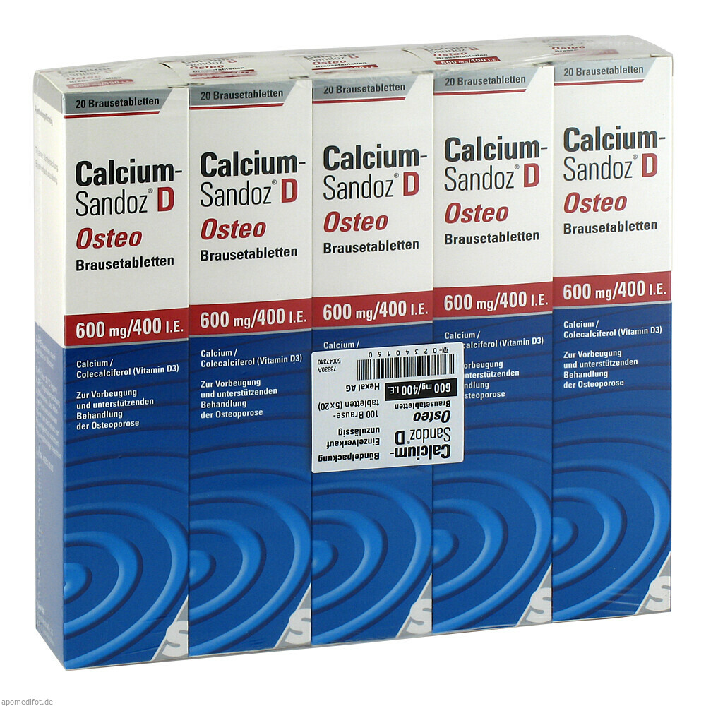 CALCIUM SANDOZ D OSTEO BRA 100St (HEXAL)