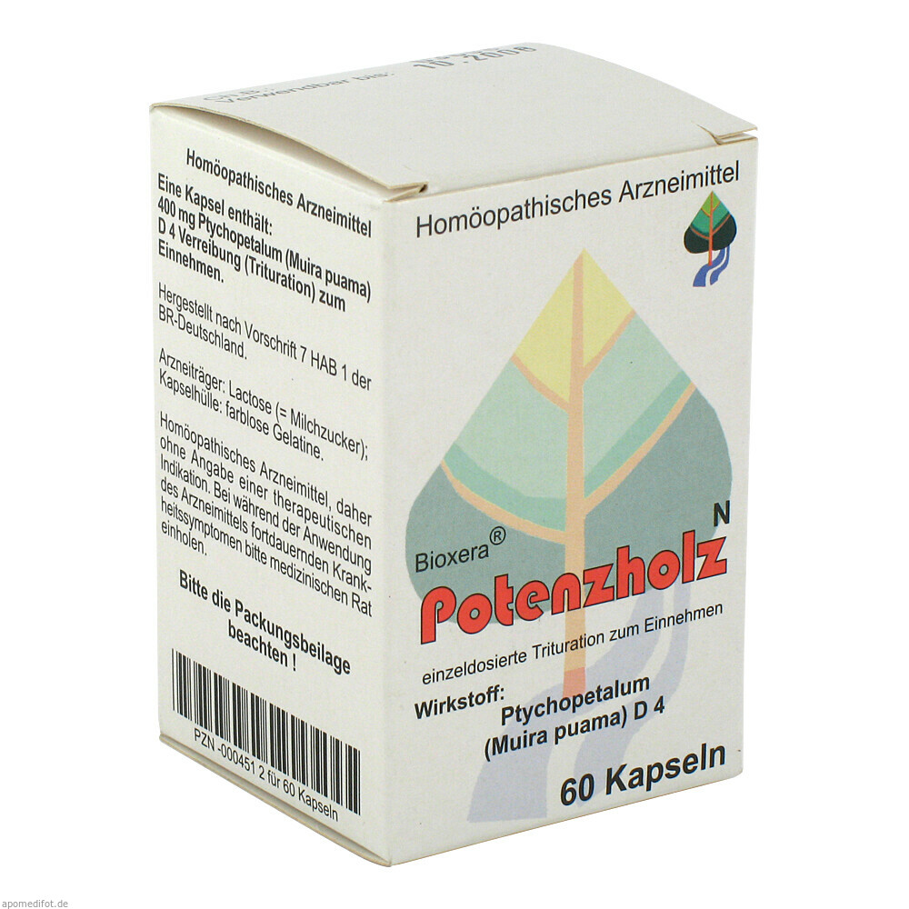 POTENZHOLZ N BIOXERA 60St (DIAMANT NATUUR TSCHECH)