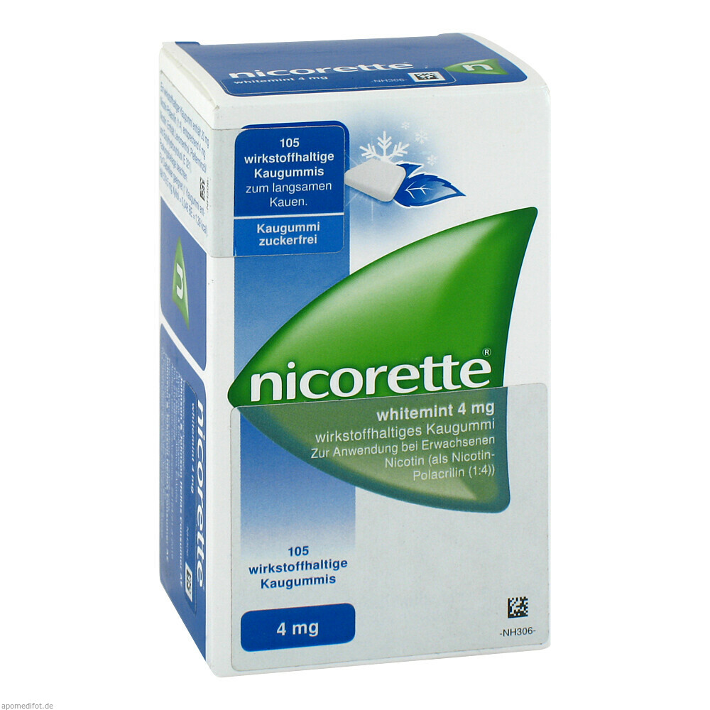 NICORETTE WHITEMINT 4MG 105St (KOHLPHARMA)