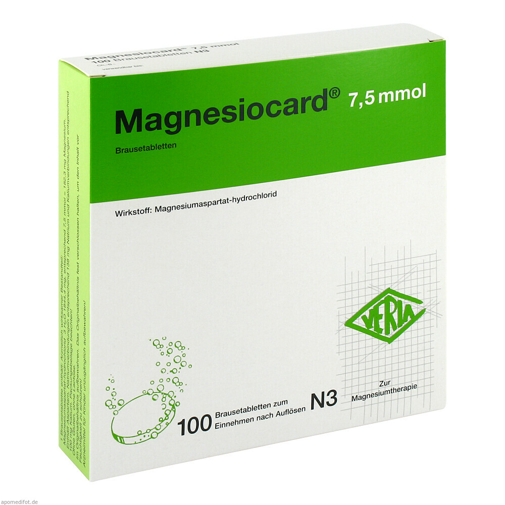 MAGNESIOCARD 7.5 MMOL 100St (VERLA)