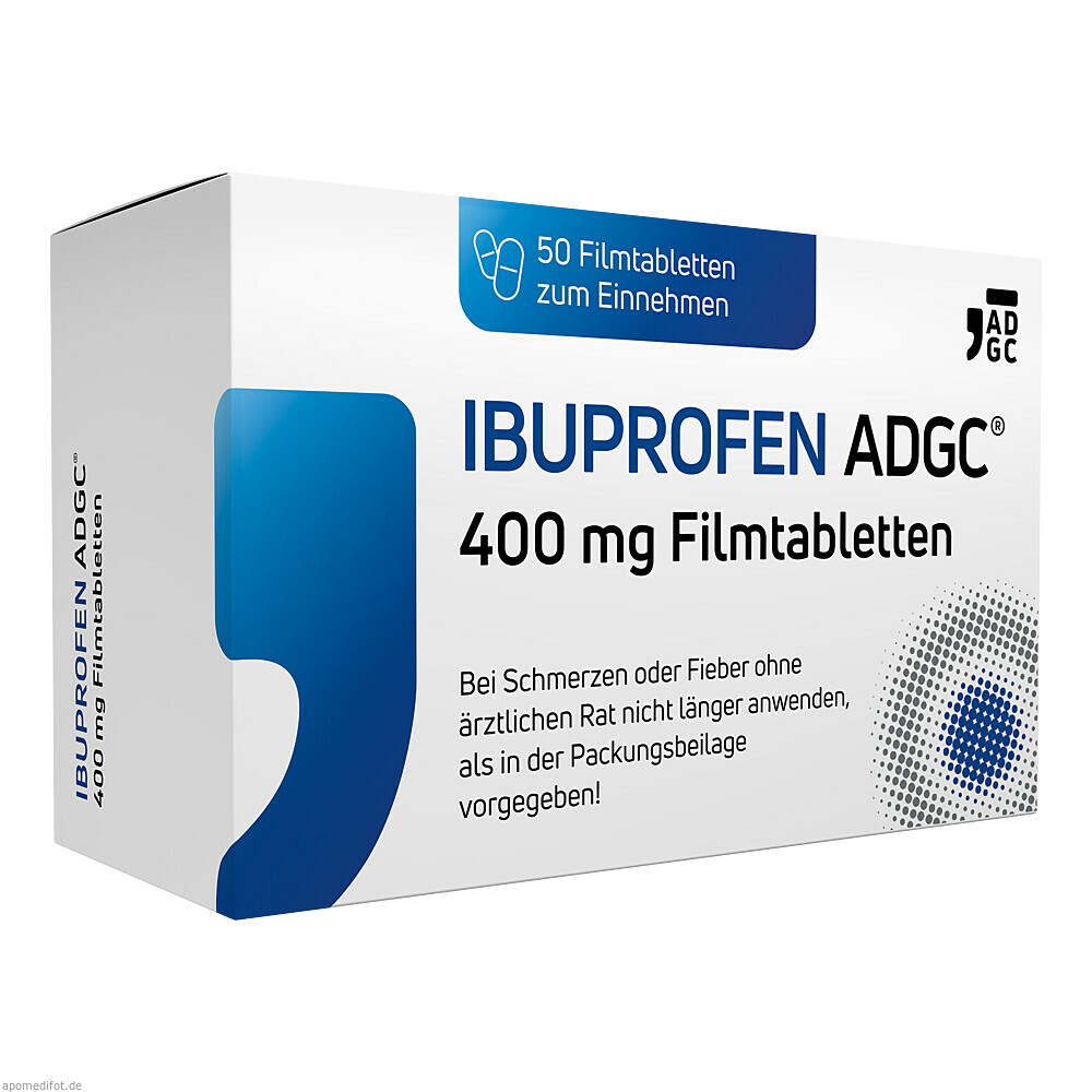 IBUPROFEN ADGC 400MG FTA 50St (ZENTIVA PHARMA)