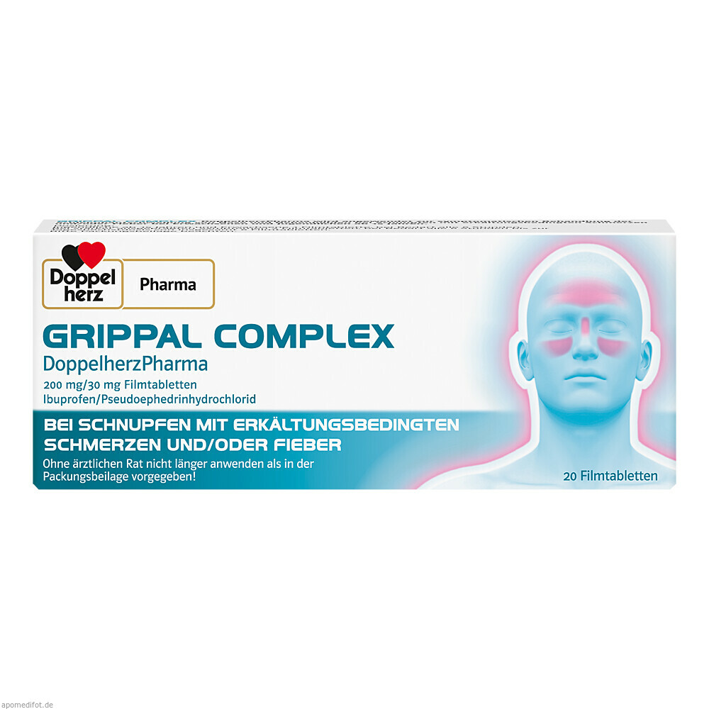 GRIPPAL COMPL DHPH200/30MG 20St (QUEISSER PHARMA)