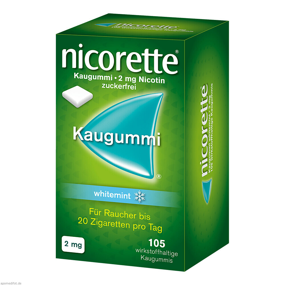 NICORETTE 2MG WHITEMINT 105St (JOHNSON & JOHNS. OTC)