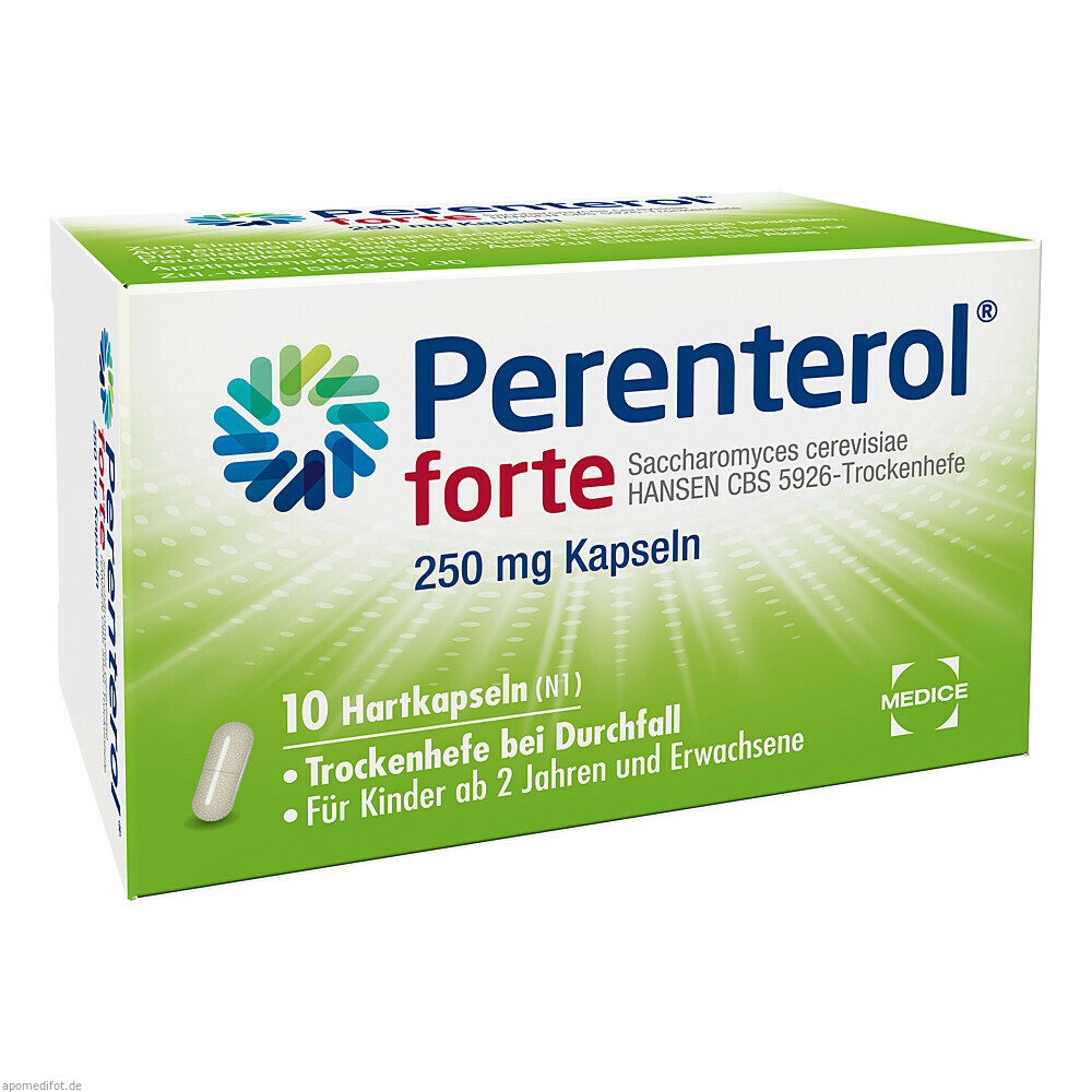 PERENTEROL FORTE 250MG 10St (MEDICE ARZNEIMITTEL)