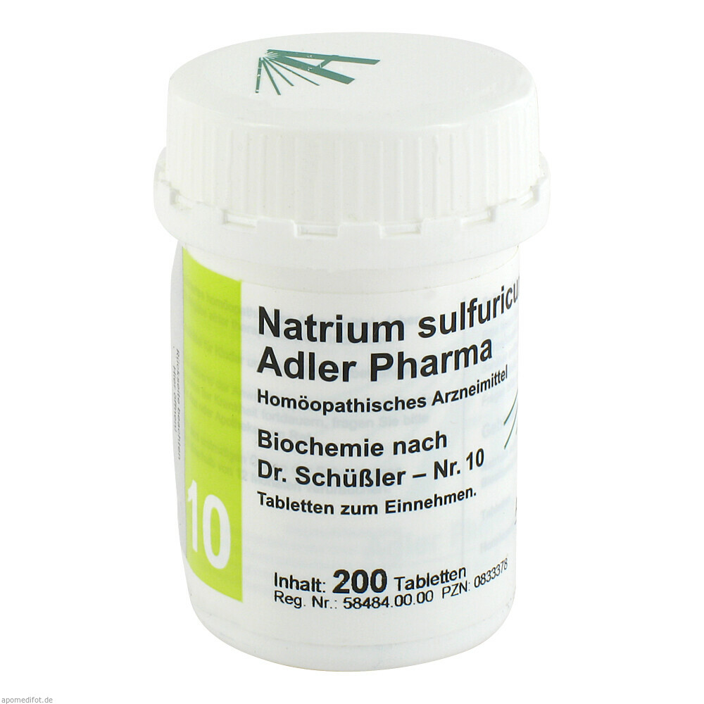 BIOCH ADLER10 NAT SULFD6 200St (ADLER PHARMA)