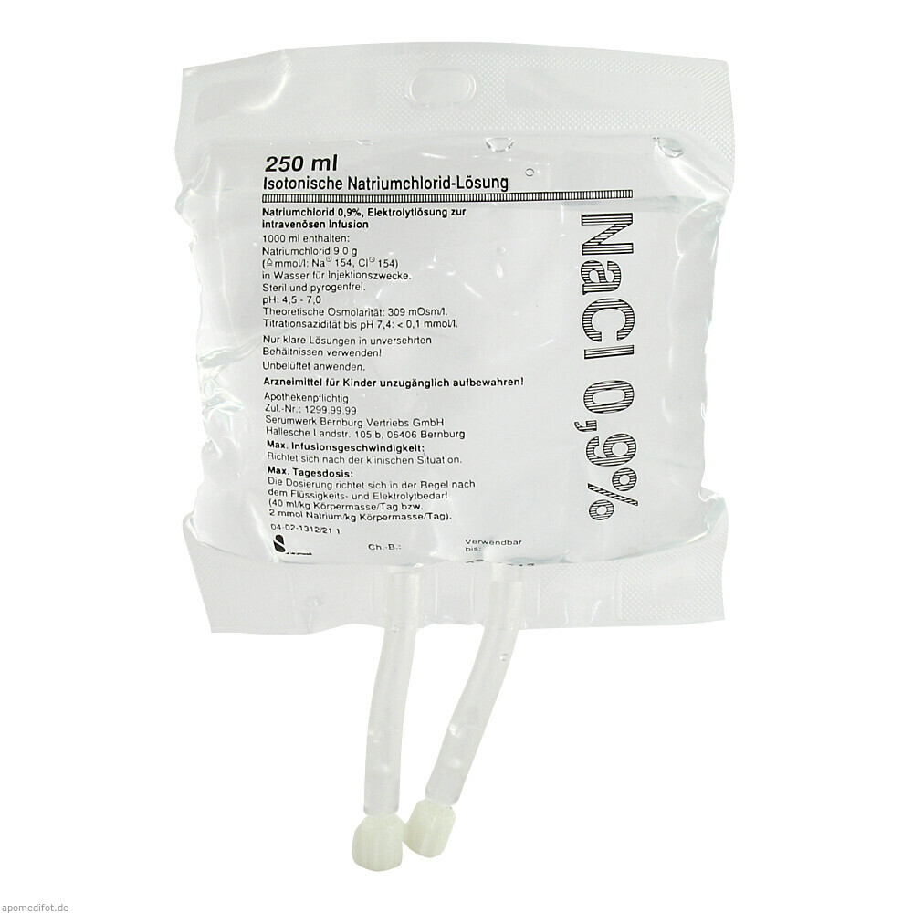 ISOTONISCHE NATRIUMCHL LSG 250ml (SERUMWERK)