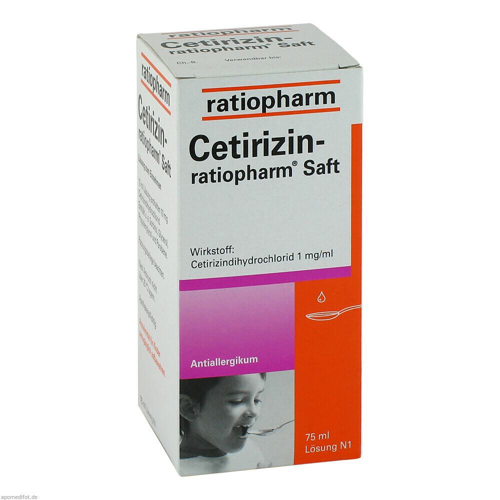 CETIRIZIN RATIO SAFT 75ml (RATIOPHARM)