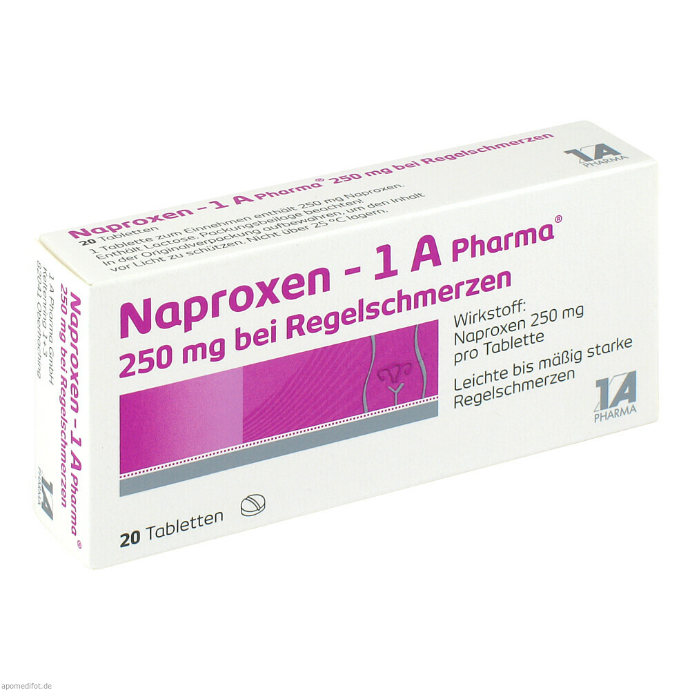 NAPROXEN 1A PHARMA 250MG 20St (1A PHARMA)