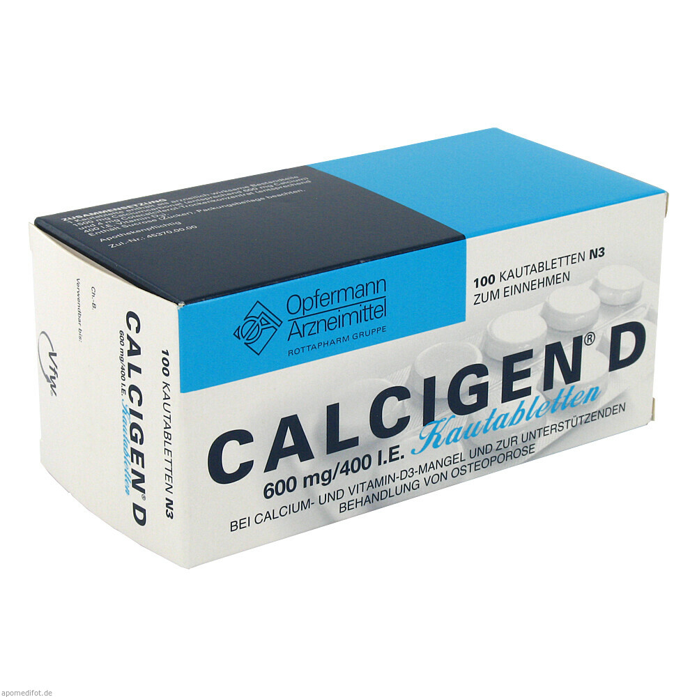 CALCIGEN D KAUTABLETTEN 100St (VIATRIS HEALTHCARE)