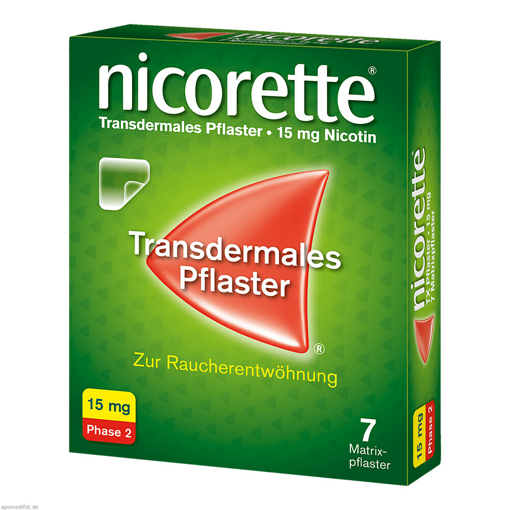 NICORETTE TX PFLASTER 15MG 7St (JOHNSON & JOHNS. OTC)