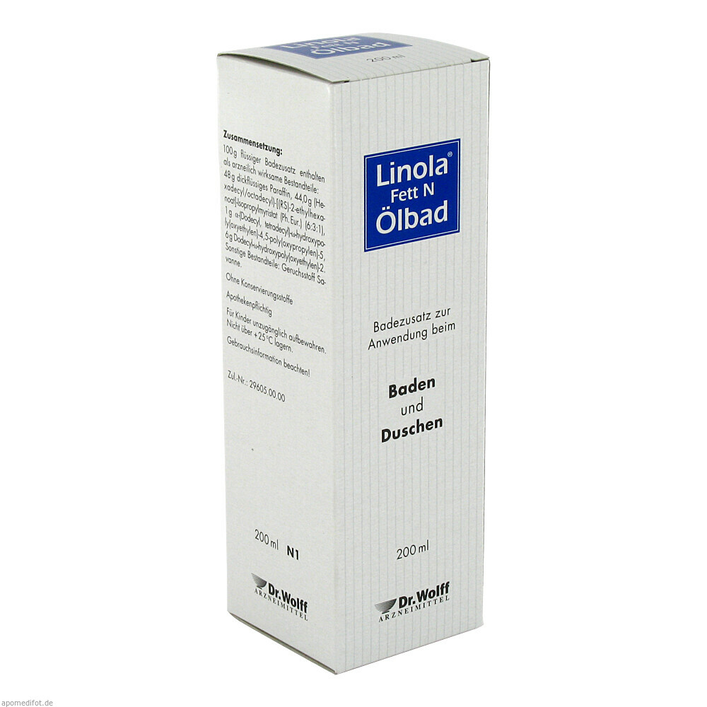 LINOLA FETT N OELBAD 200ml (WOLFF/BIEL)