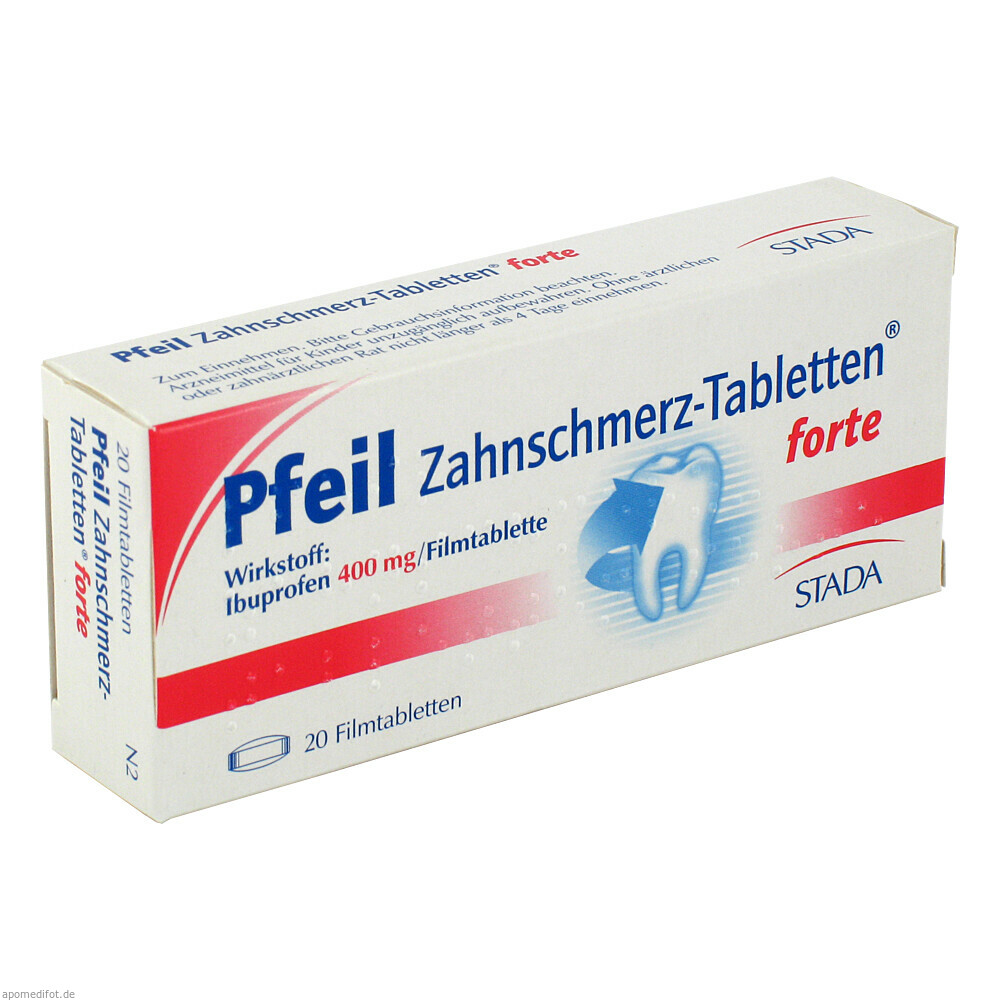 PFEIL ZAHNSCHMERZTAB FORTE 20St (STADA CONSUMER HEALTH)