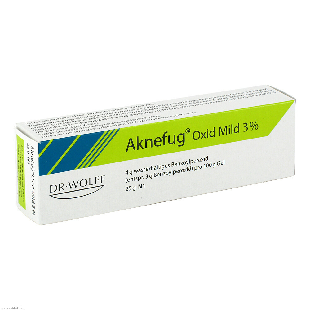 AKNEFUG-OXID MILD 3% 25g (WOLFF/BIEL)