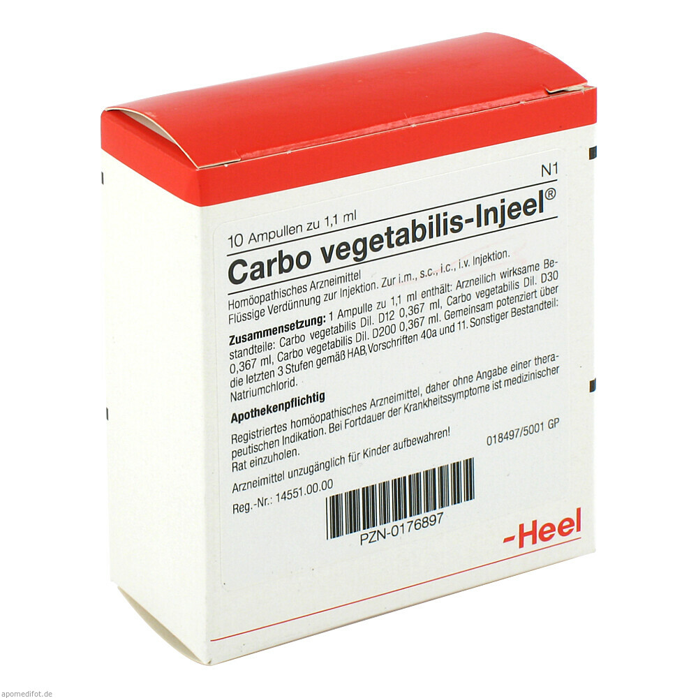 CARBO VEG INJ 10St (HEEL)