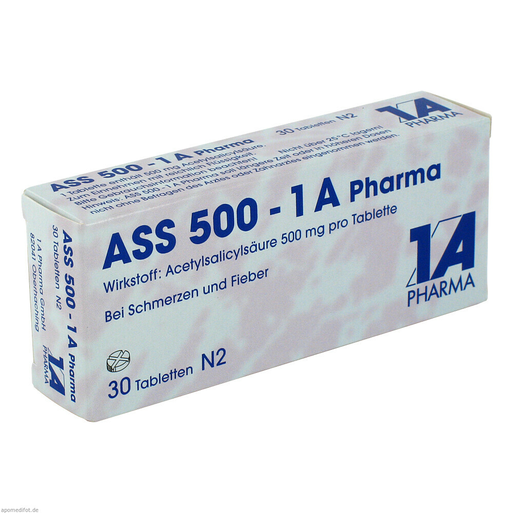 ASS 500 1A PHARMA 30St (1A PHARMA)