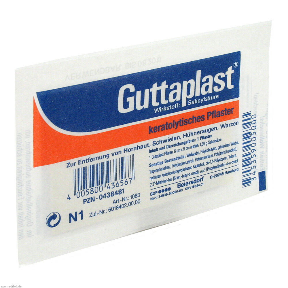 GUTTAPLAST 6X9CM 1St (BEIERSDORF)