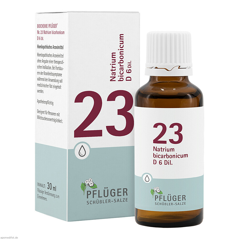 BIOCHEMIE 23 NAT BICAR D 6 30ml (PFLUEGER)