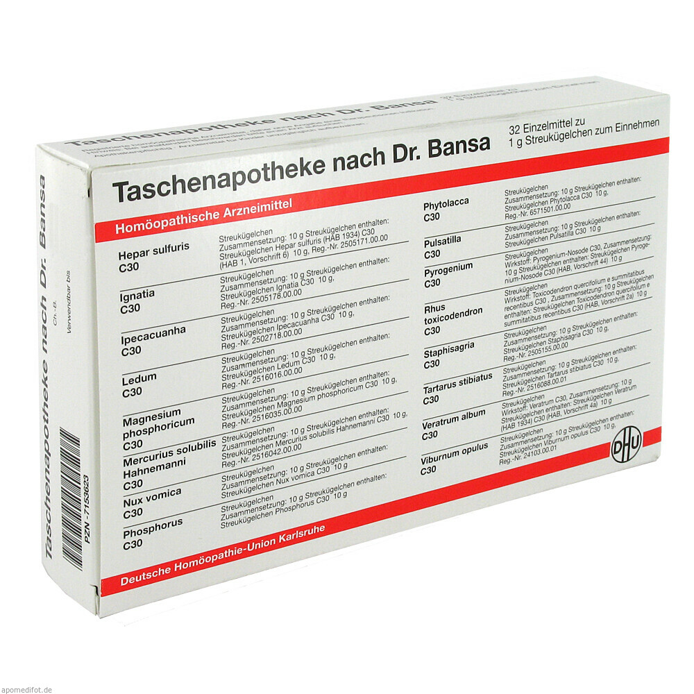 DHU TASCHENAPOTHEKE BANSA 1St (DHU)