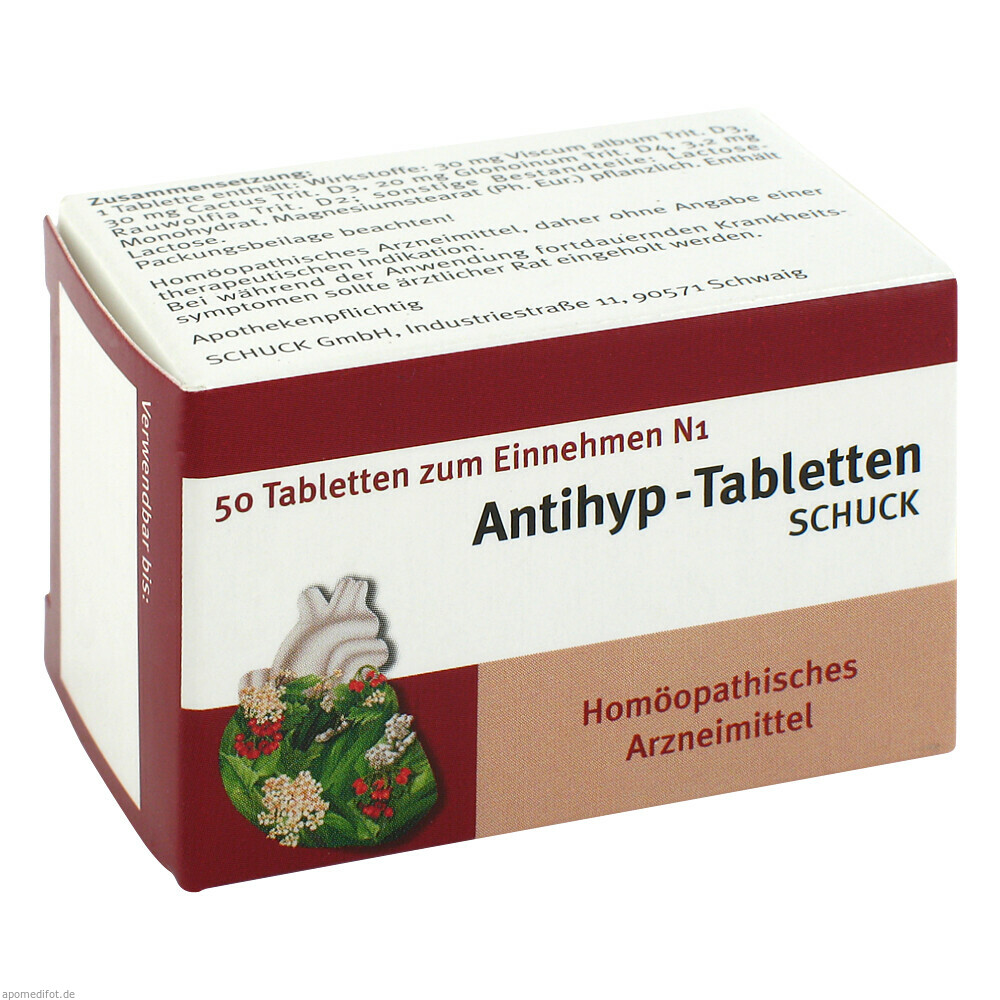 ANTIHYP TABLETTEN SCHUCK 50St (SCHUCK)