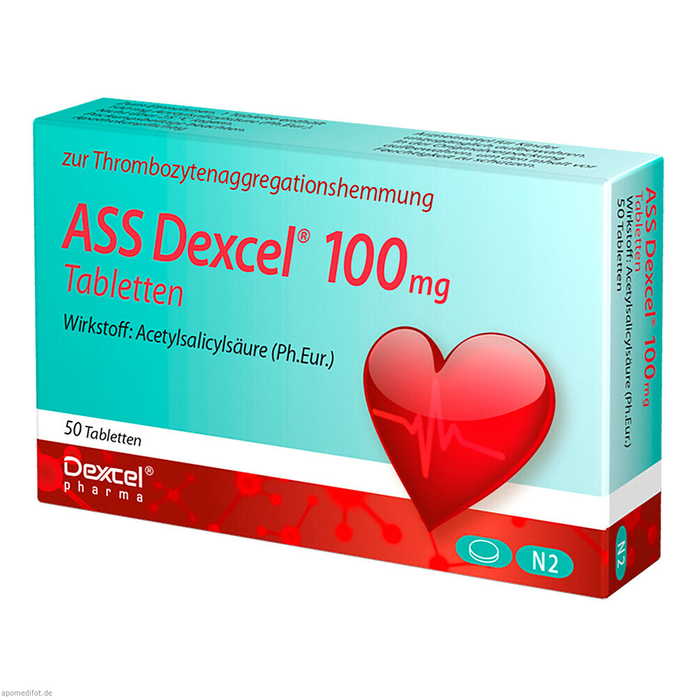 ASS DEXCEL 100MG TABLETTEN 50St (DEXCEL)