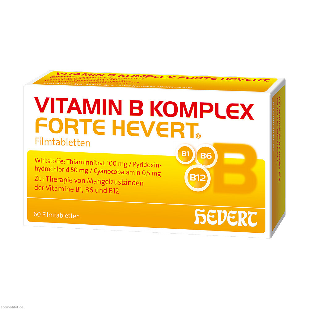 VITAMIN B KOMPLEX FORTE HE 60St (HEVERT)