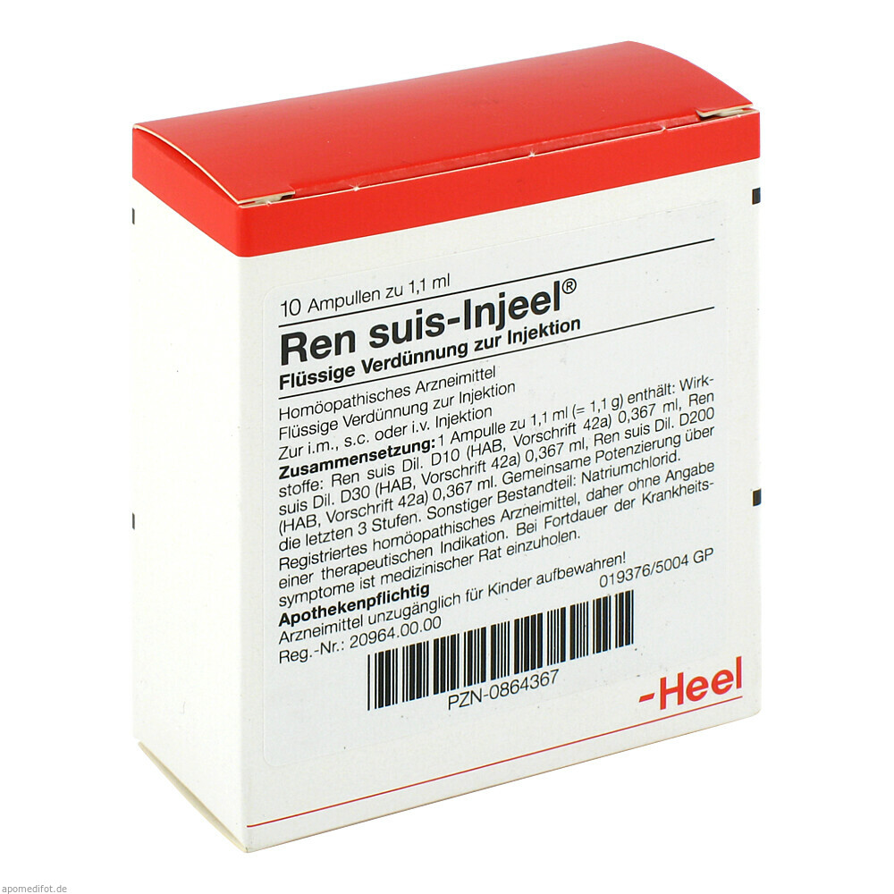 REN SUIS INJ ORG 10St (HEEL)