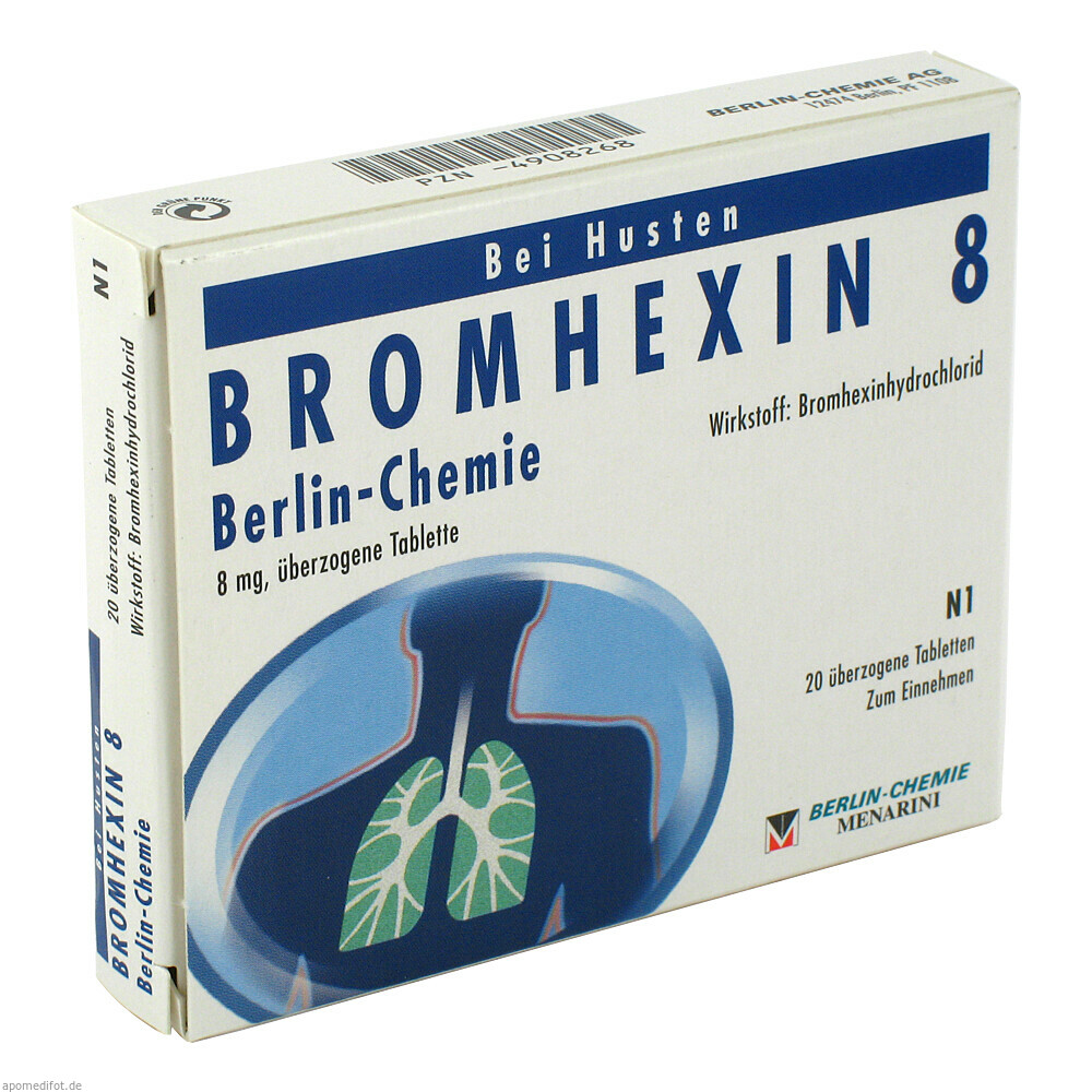 BROMHEXIN 8 BERLIN CHEMIE 20St (BERLIN CHEMIE)