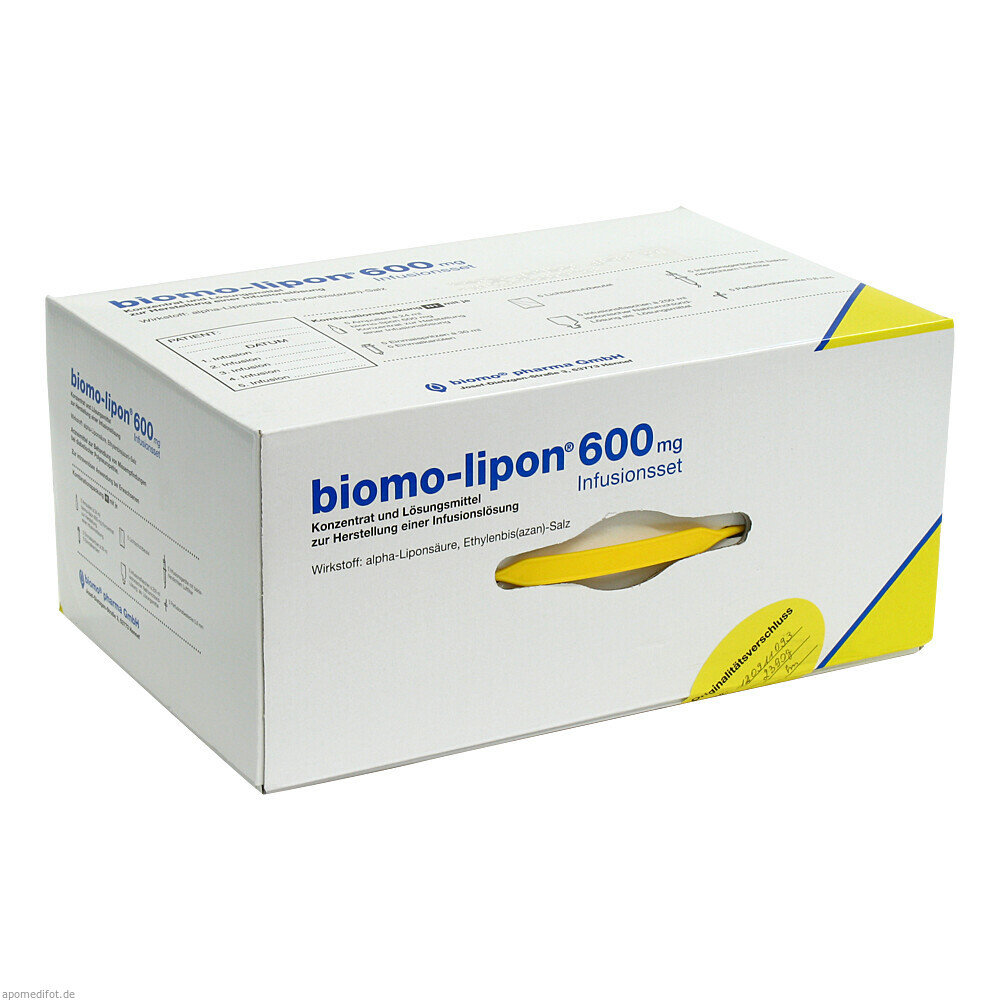 BIOMO LIPON 600MG INFU SET 5St (BIOMO)