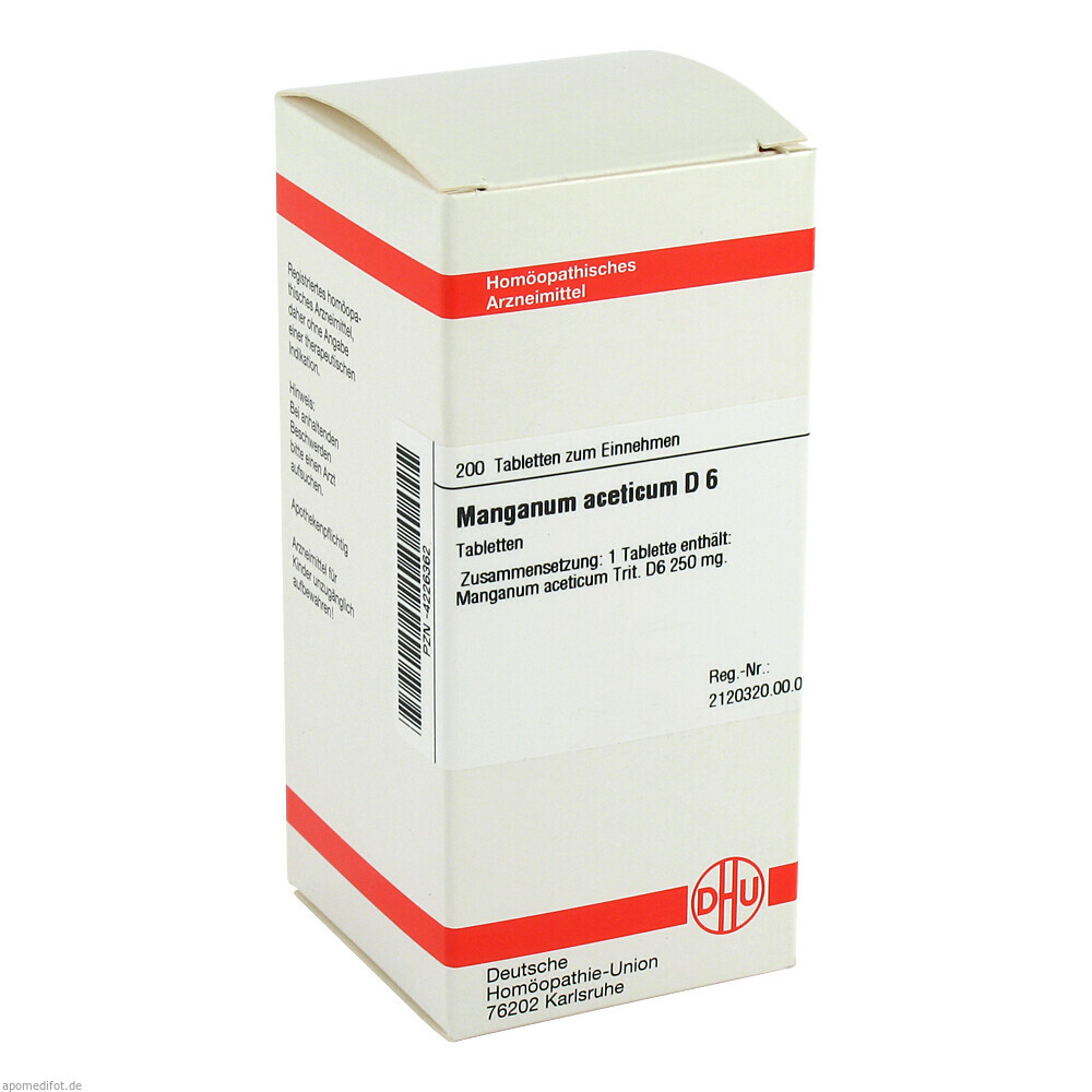 MANGANUM ACET D 6 200St (DHU)