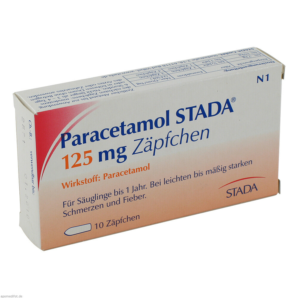 PARACETAMOL STADA 125 10St (STADA CONSUMER HEALTH)